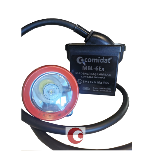 COMIDAT MBL-6Ex KABLOLU MADENCİ BAŞ LAMBASI