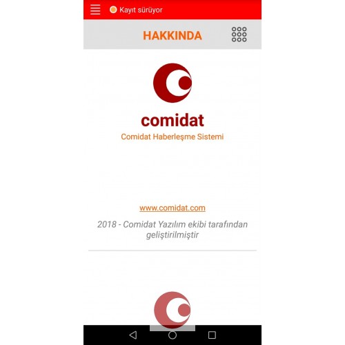 Comidat Android VOIP Uygulama